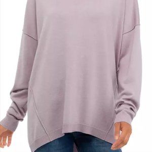 NWT Wonderly Women's Drop Shoulder Pullover, Lavender, Extremely SOFT!!